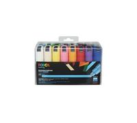 Marqueur pc8k large biseautée basic 16 pièces - posca
