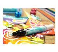 Marqueur pébéo drawing gum pointe ogive 4mm mèche de rechange sur capuchon inodore lot de 10 + 1 gratuit