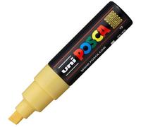 Posca Marqueur PC-8K peinture à l'eau pointe biseautée 8 mm Jaune