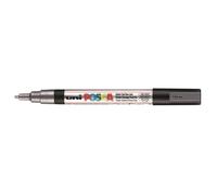 Posca Marqueur PC3M - Gouache inodore toutes surfaces, pointe fine conique, argent