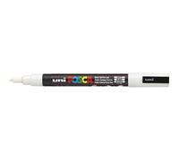 Posca Marqueur PC3M – pointe conique fine 0,9–1,3 mm – blanc