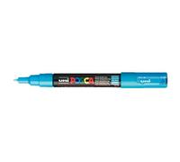 Posca Marqueur PC-1MC 186753, pointe ogive extra-fine, bleu clair