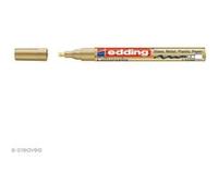Edding Marqueur peinture 753 – Calligraphie – Doré – Pointe 1-2,5 mm – Imperméable, très opaque