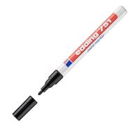 Marqueur peinture Edding 751 pointe ogive 1 à 2 mm - noir