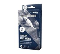 Marqueur peinture laquée noir pointe 2 - 4 mm - LYRA - L4040001