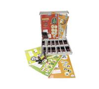 Marqueur peinture pébéo skrib acrylique schoolbox 12 coloris assortis pochette 36 unités