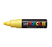Marqueur peinture posca pc7m pointe large conique encre inodore couvrante miscible tous supports coloris jaune