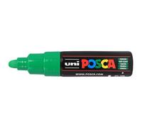 Marqueur peinture posca pc7m pointe large conique encre inodore couvrante miscible tous supports coloris vert