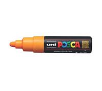 Marqueur peinture posca pc7m pointe large conique encre inodore couvrante miscible tous supports coloris orange