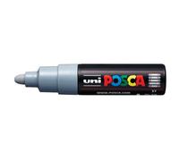Marqueur peinture posca pc7m pointe large conique encre inodore couvrante miscible tous supports coloris gris