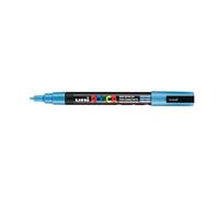 Mitsubishi Pencil Marqueur Posca PC-3M Pointe fine de 0,9 à 1,3 mm Bleu clair
