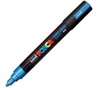 POSCA Marqueur PC-5M – Pointe conique moyenne 1,8–2,5 mm – Bleu métal