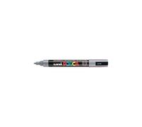 Marqueur peinture - POSCA - Pointe conique moyenne - Gris - Largeur de trait 1,8-2,5 mm - À base d'eau - Tout support