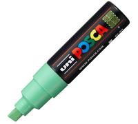 Marqueur peinture - POSCA - Pointe Large Biseautée - Vert Clair - 8 mm - Opaque