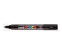 uni Réf 9002100 Posca PC5M Marqueur Pointe moyenne Trait 1,8-2,5 mm Noir Lot de 12 (Import Royaume Uni)