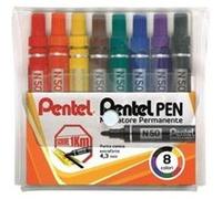 Marqueur - Pentel - N50-8 - Multicolore 8 pcs Multicolore