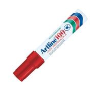 Marqueur permanent Artline 100 pointe biseautée - rouge