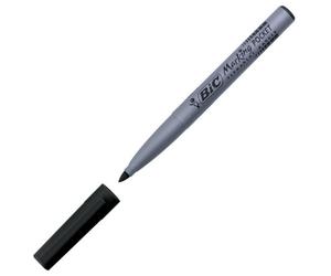 Marqueur permanent Bic de poche 1445 pointe ogive 1,1 mm - noir
