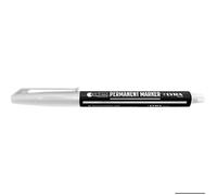 LYRA Marqueur permanent L4060001-1 - Blanc - 1 mm - Pour marquage professionnel sur surfaces lisses et rugueuses
