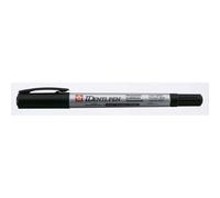 Marqueur Permanent Double Pointe - Noir - Identi Pen - Sakura