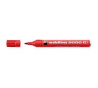Edding 2000 C Marqueur permanent - orange - 10 stylos - pointe ronde 1,5-3 mm - sèche vite - résiste à l'eau et à l'essuyage - pour carton, plastique, bois, métal - marqueur universel