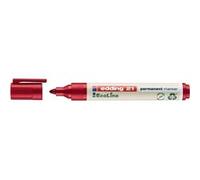 Marqueur permanent Edding 21 Ecoline pointe ronde rouge Rouge G