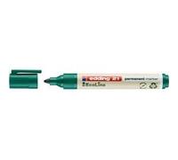 Edding Marqueur permanent 21 Ecoline rechargeable 1,5-3 mm Vert 10 pièces
