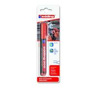Marqueur Permanent Edding 300 Rouge Pointe Ronde 1 Pc(S)