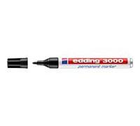 Marqueur permanent Edding 3000 noir 4-3000001