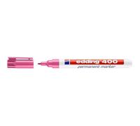 Marqueur Permanent - EDDING - 400 - Rose - Pointe ronde fine - Indélébile