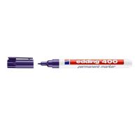 edding Marqueur permanent 400 - pointe ronde fine 1 mm - sèche vite - violet - 1 stylo