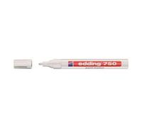 Marqueur Permanent - Edding - 750 Paint - Blanc - 2-4 Mm - Indélébile