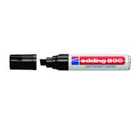 Marqueur permanent Edding 800 Noir Extra-gras 4 mm Aluminium