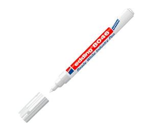 Marqueur permanent industrie Edding E 8046 pointe ogive 1,5 à 3 mm blanc