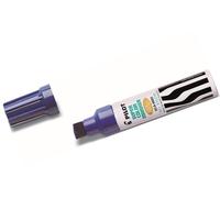 Marqueur permanent Jumbo 3,0-10mm pointe biseautée bleu Paquet de 12 pièces