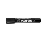 Marqueur permanent - KORES - MARKA - Pointe ogive 3 mm - Noir - Rechargeable
