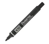 Marqueur permanent Pentel N50 pointe ogive 4,3 mm - noir