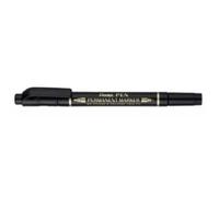 Marqueur Permanent - Pentel - Pen - Double Pointe - Noir - Indélébile