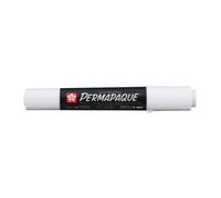 Marqueur permanent Permapaque double pointe blanc