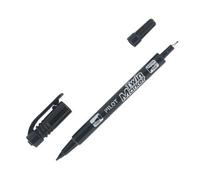 Marqueur permanent Pilot Twin Marker pointe 0,5 ou 0,7 mm - noir
