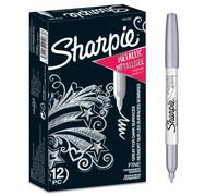 Sharpie Marqueur permanent – pointe ogive fine 1,5 à 3 mm – argent métallisé