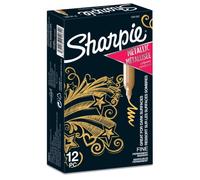 Marqueur permanent Sharpie pointe ogive fine de 1,5 à 3 mm - Or