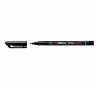 Marqueur permanent Stabilo OHPen pointe 0,7 mm - noir