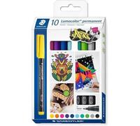 Marqueur Permanent - Staedtler - 318f Lumocolor - Pointe Ogive De 0,6 Mm - Opaque - Indélébile