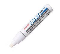 Marqueur permanent Uni Ball Paint Marker pointe biseautée 4 à 8,5 mm blanc