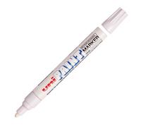 Marqueur permanent Uni-Ball Paint Marker pointe ogive de 2,2 à 2,8 mm - blanc