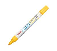 Marqueur permanent Uni-Ball Paint Marker pointe ogive de 2,2 à 2,8 mm - jaune