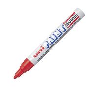 Marqueur permanent Uni-Ball Paint Marker pointe ogive de 2,2 à 2,8 mm - rouge