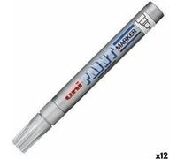 Marqueur permanent Uni-Ball PX-20 Argenté 2,8 mm (12 Unités) Argent G