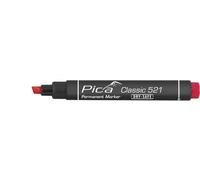 Marqueur pica classic 521 permanent biseauté rouge PICA - 52140